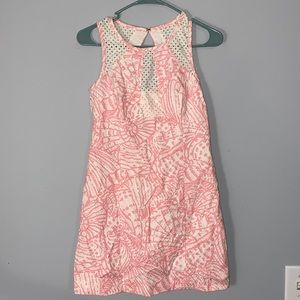 Pink Lilly Pulitzer mid length dress
